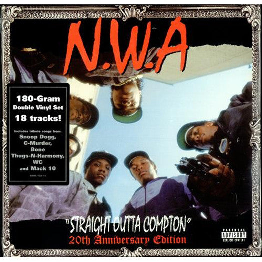 N.W.A. STRAIGHT OUTTA COMPTON LP VINYL NEW 2007 2LP 20TH ANNIV EDITION