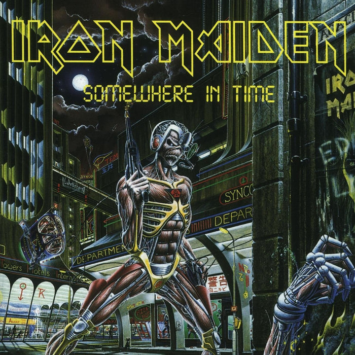 IRON MAIDEN SOMEWHERE IN TIME 1986 LP VINYL 33RPM NEW