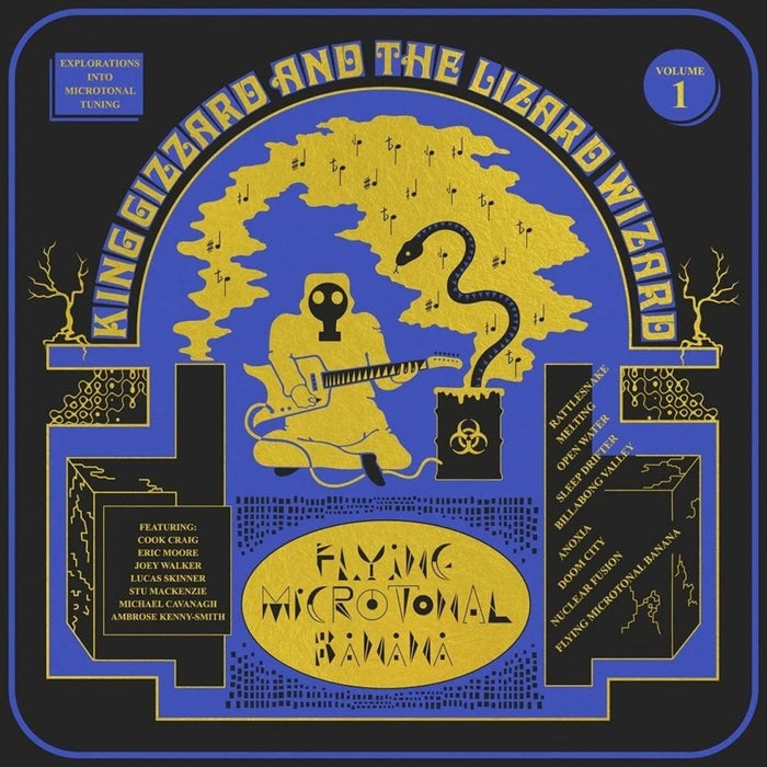 King Gizzard & The Lizard Wizard Flying Microtonal Banana Vinyl LP 2017