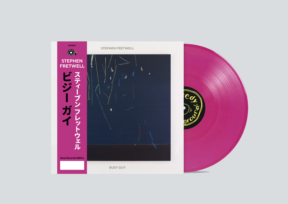 Stephen Fretwell Busy Guy Vinyl LP Pink Colour Assai Obi Edition 2021