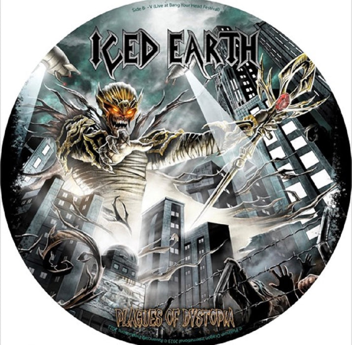 Iced Earth Plagues of Distopia Vinyl EP Picture Disc RSD 2023