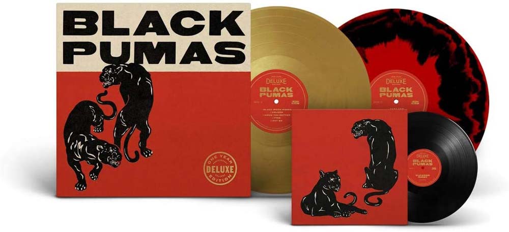 Black Pumas Black Pumas (Self Titled) Vinyl LP Deluxe 2020