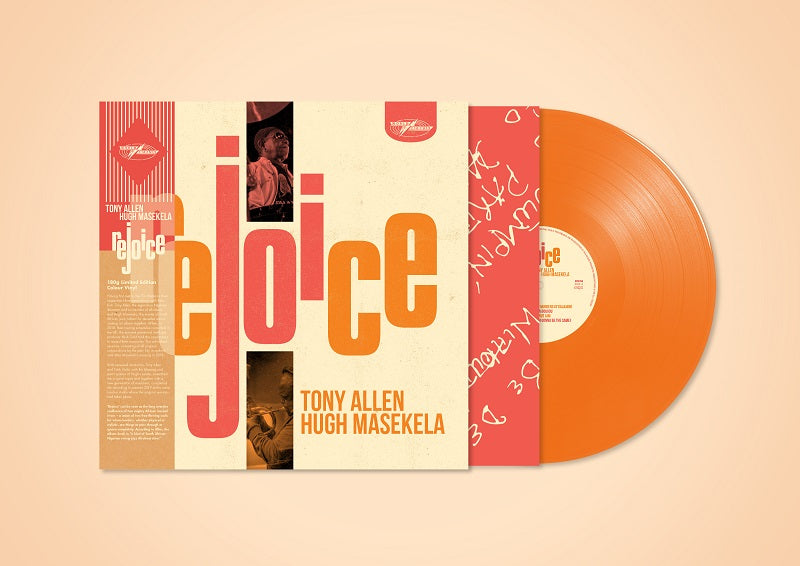 Tony Allen & Hugh Masekela Rejoice Vinyl LP Orange Colour LRS 2020