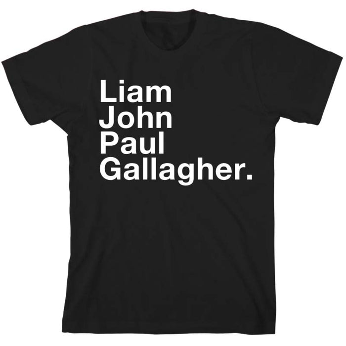 Liam Gallagher - Liam John Paul Gallagher MENS Black MEDIUM T-Shirt