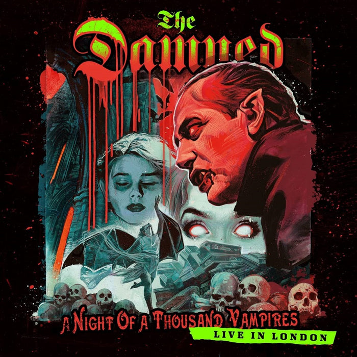 The Damned A Night Of A Thousand Vampires Vinyl LP Glow In The Dark Colour 2022