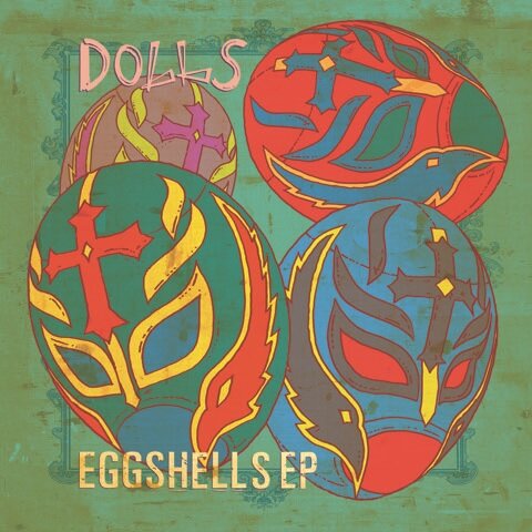 DOLLS Eggshells EP Neon Green and Neon Violet Galaxy Vinyl LOVE RECORD STORES 2020