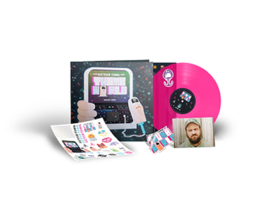 Pictish Trail - Thumb World Vinyl LP Indies Pink Colour 2020