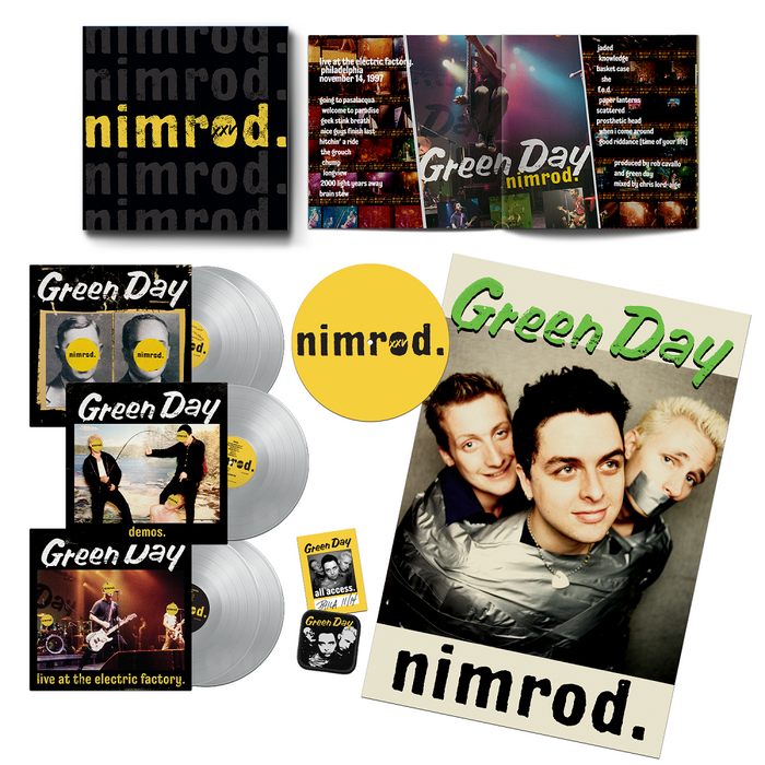 Green Day Nimrod Vinyl LP Box Set 25th Anniversary Deluxe Edition 2023