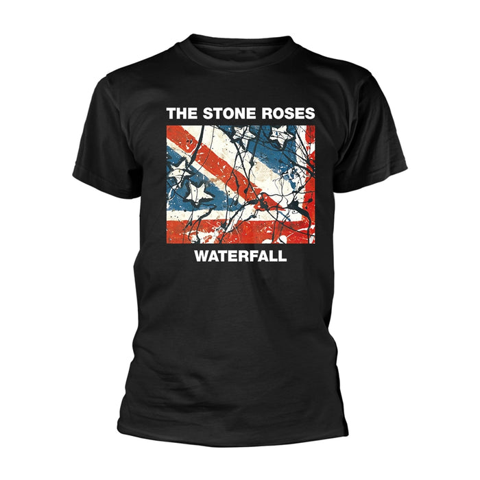 The Stone Roses Waterfall Black Small Unisex T-Shirt