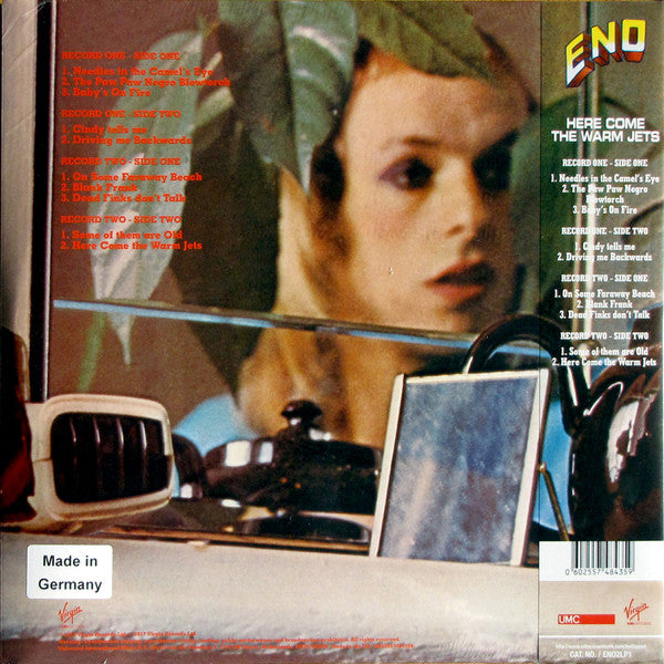 Brian Eno - Here Come The Warm Jets Vinyl LP LMT Abbey Road Half Speed New 2017