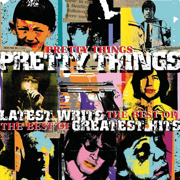 The Pretty Things The Best Of Latest Writs... Greatest Hits Vinyl LP Light Blue Colour