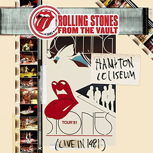 ROLLING STONES FROM THE VAULT LIVE IN 1981 LP VINYL AND BLU TO RAY NEW