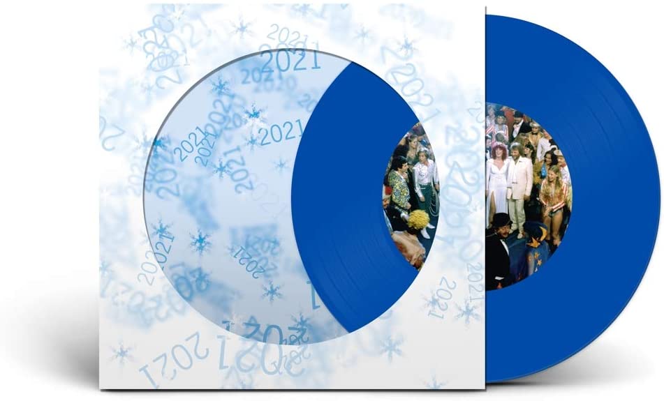 Abba Happy New Year Vinyl 7" Single Clear Blue Colour 2020