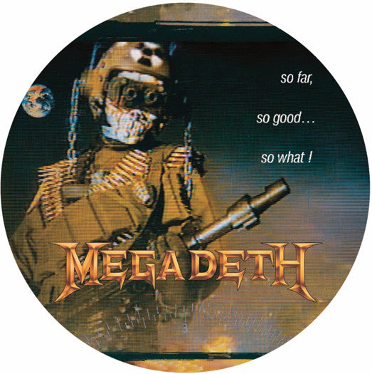 MEGADETH SO FAR SO GOOD SO WHAT LP VINYL  NEW  LIMITED ED PIC DISC