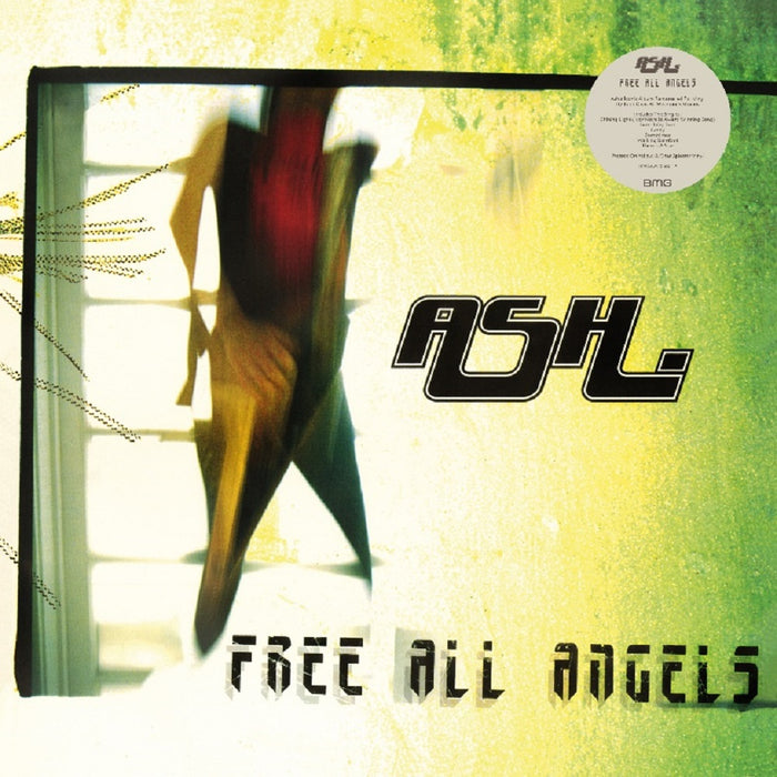 Ash Free All Angels Vinyl LP Yellow & Clear Exploded Colour 2022