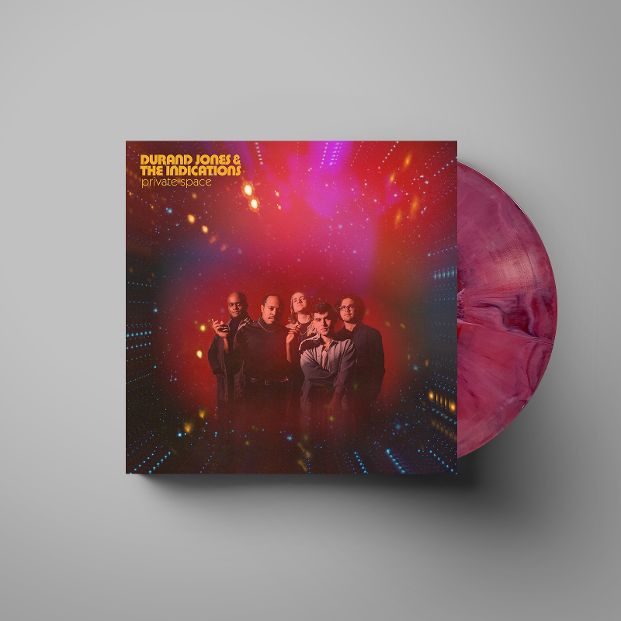 Durand Jones & The Indications Private Space Vinyl LP Indies Red Nebula Colour w/ Signed Print 2021