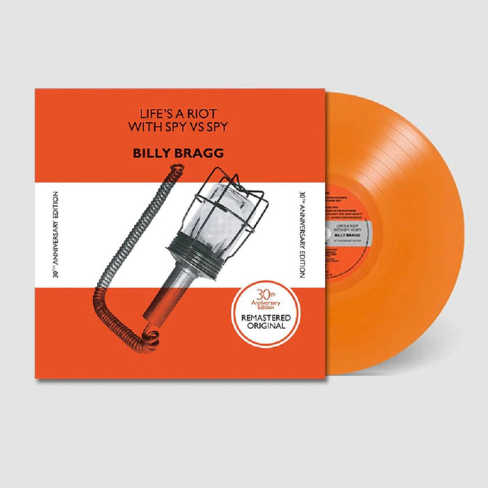 Billy Bragg Life's A Riot With Spy Vs. Spy Vinyl LP Orange Colour RSD June 2022
