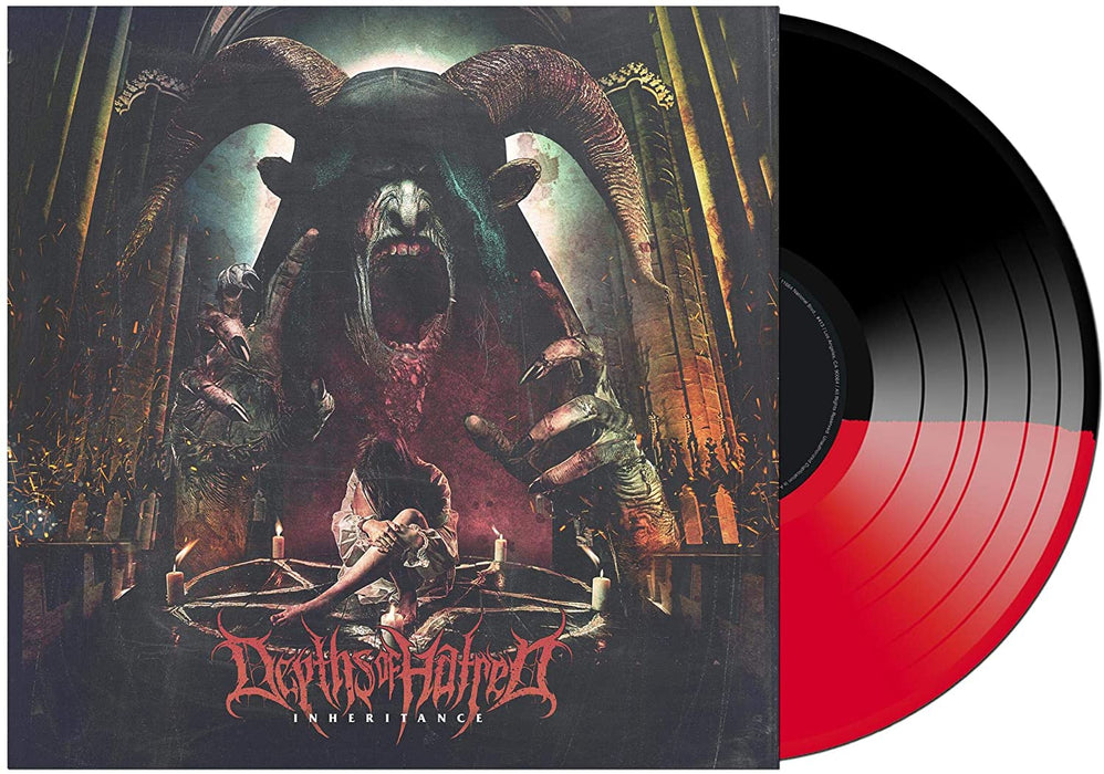 Depths Of Hatred Inheritance Vinyl LP Black & Red Colour Out 04/05