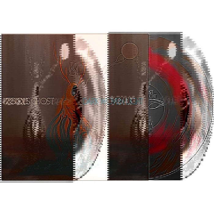 Fools Ghost - Dark Woven Light Dark Red & Grey Vinyl LP 2020