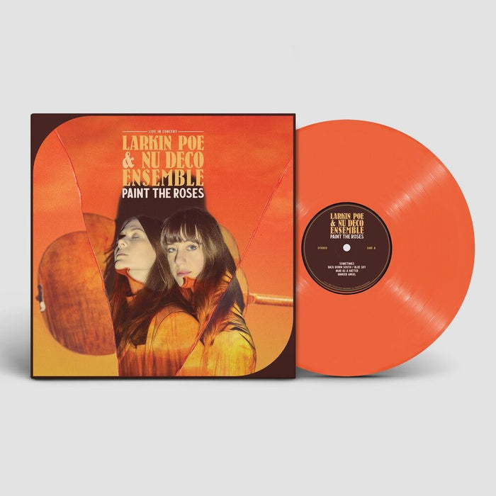 Larkin Poe & Nu Deco Ensemble Pain The Roses Vinyl LP Orange Colour 2021