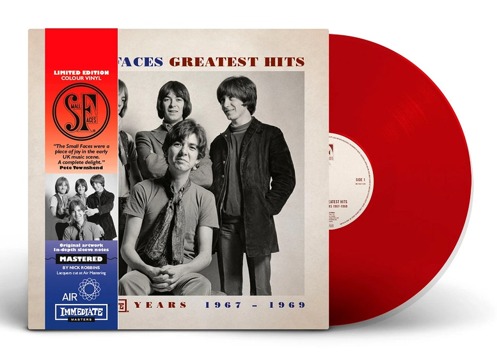 The Small Faces Greatest Hits Vinyl LP Transparent Red 2023