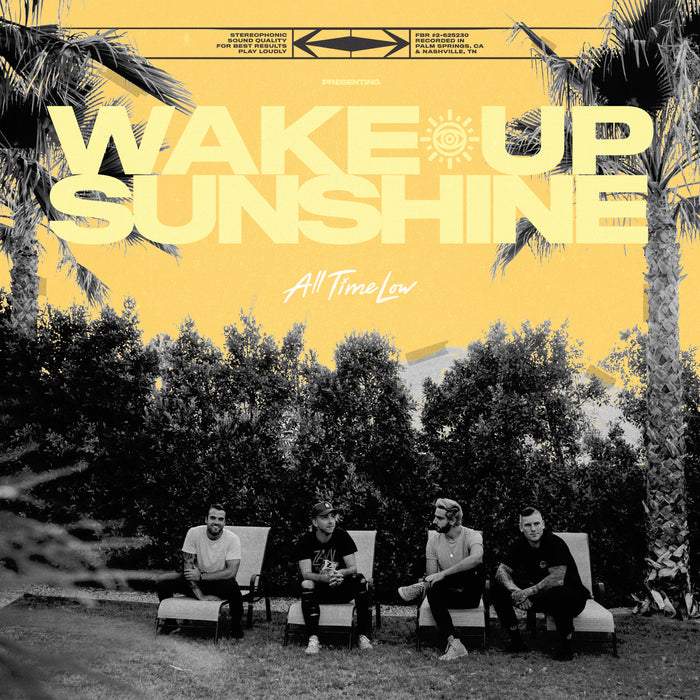 All Time Low Wake Up Sunshine Vinyl LP Indies Custard & White Splatter 2020