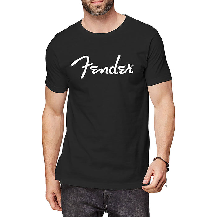 Fender Logo Black Small Unisex T-shirt