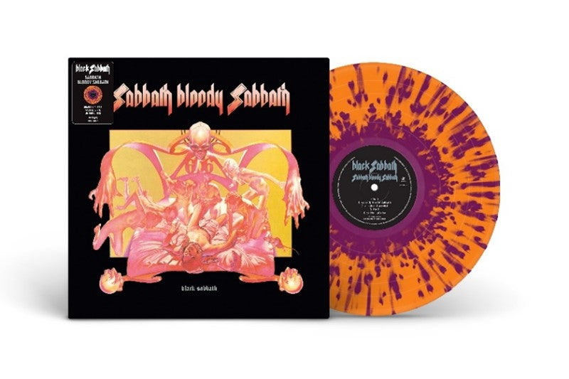 Black Sabbath Sabbath Bloody Sabbath Vinyl LP Orange & Purple Splatter Colour 2021