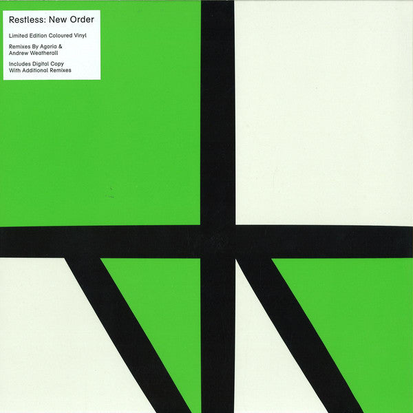 New Order - Restless 12" Vinyl Single Green Colour 2015