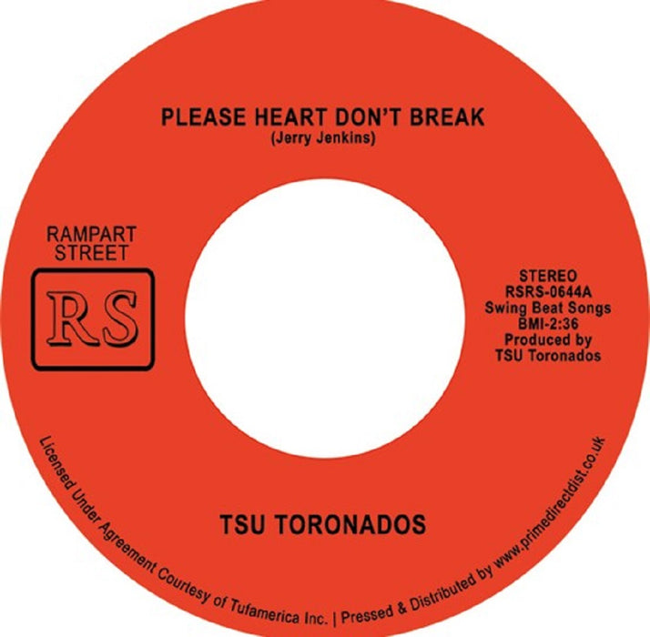 TSU Toronados Please Heart Don't Break (7" Mix) / Ain't Nothin' Nowhere (7" Mix) 7" Vinyl RSD 2023