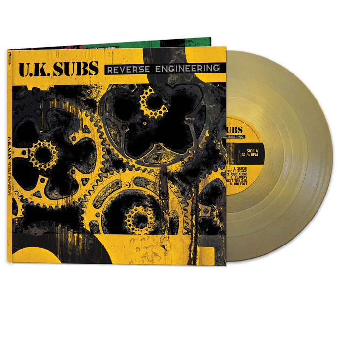 UK Subs Reverse Engineering Vinyl LP Gold Colour 2022