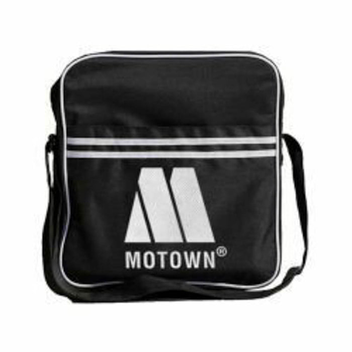 Motown Logo Striped Messenger New with Tags