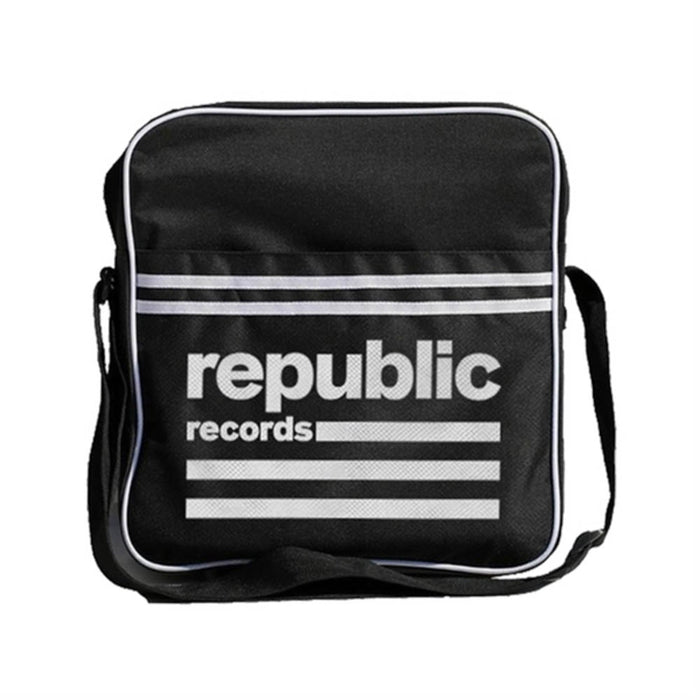 Republic Logo Striped Messenger Bag New with Tags