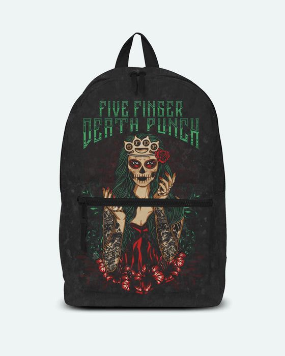 Five Finger Death Punch DOTD Green Rucksack New with Tags