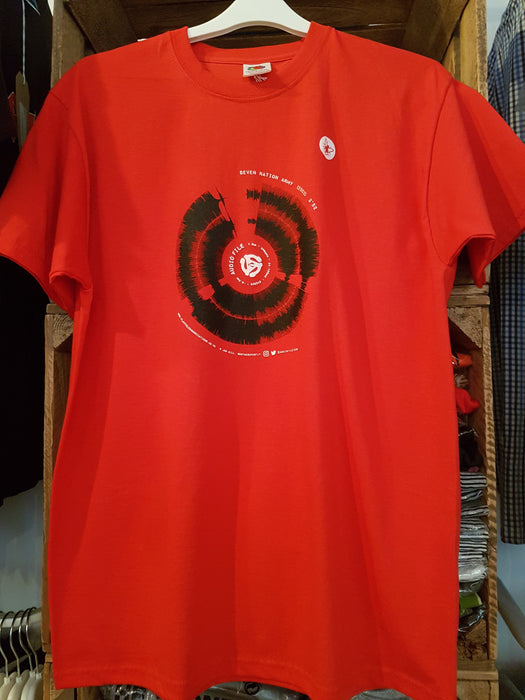 SEVEN NATION ARMY Audio-File T-SHIRT Mens XL New RED