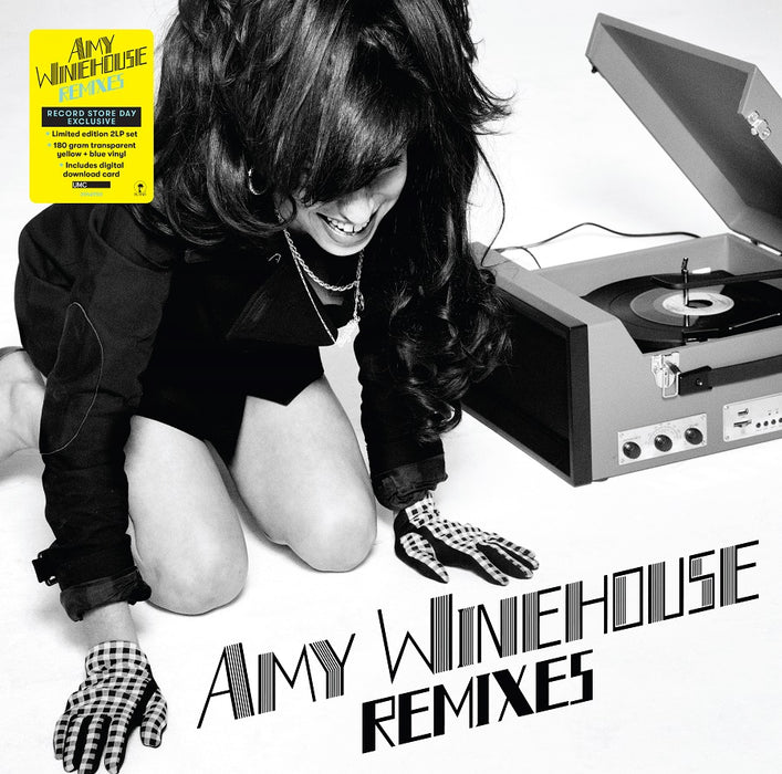 Amy Winehouse Remixes Vinyl LP Blue & Yellow Colour RSD 2021