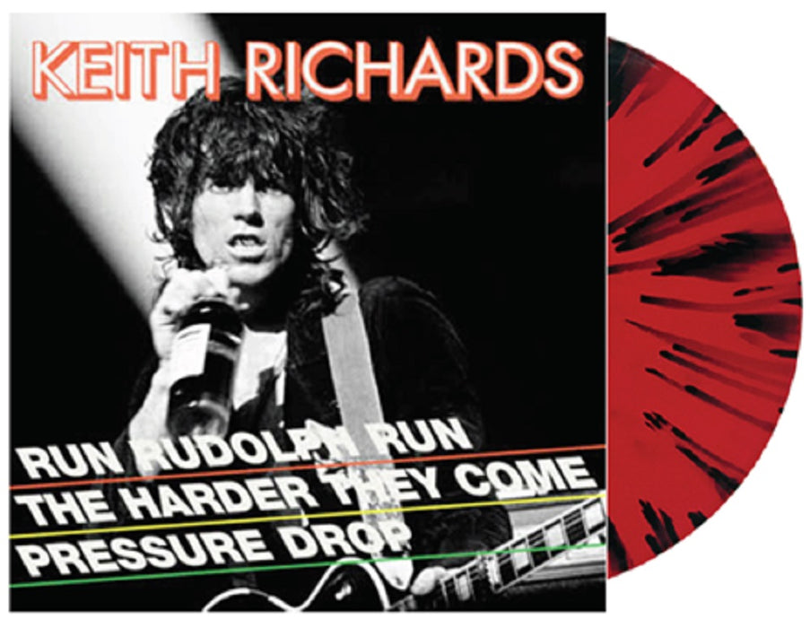 Keith Richards Run Rudolph Run Vinyl LP Indies Red & Black Splatter Colour 2021