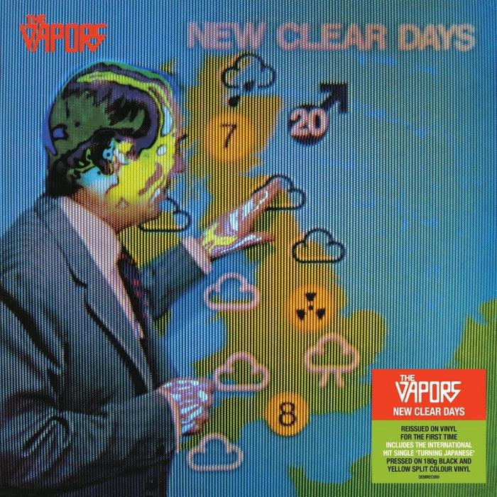 The Vapors New Clear Days Vinyl LP Yellow & Black Split Colour 2021