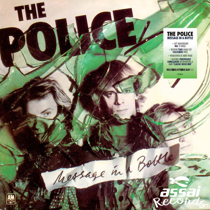 The Police Message In A Bottle Vinyl 7" Single Blue And Green Colour RSD 2019