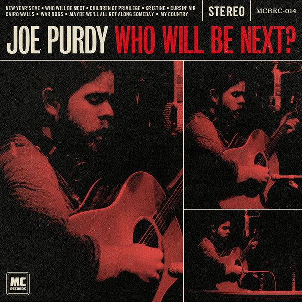 JOE PURDY Who Will Be Next? LP Vinyl NEW 2016