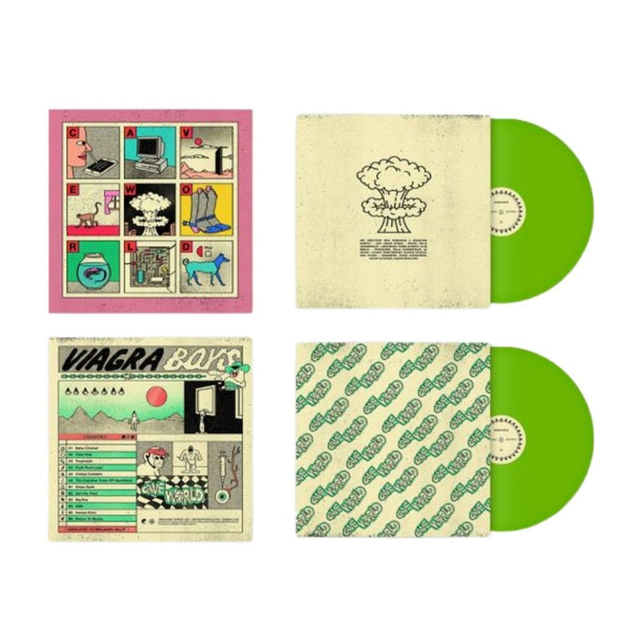 Viagra Boys Cave World Vinyl LP Green Colour 2022