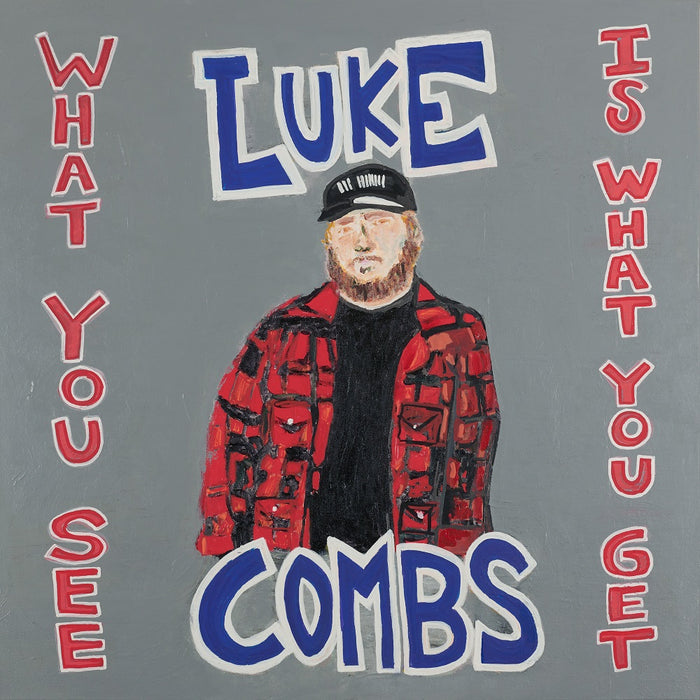 Luke Combs What You See Is What You Get Vinyl LP Red And Blue Colour 2020