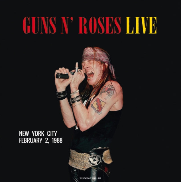 Guns N' Roses Live In New York City 1988 Vinyl LP Red Colour 2015