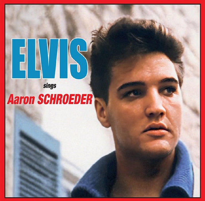 Elvis Presley Sings Aaron Schroeder Vinyl LP Red and Blue RSD 2023