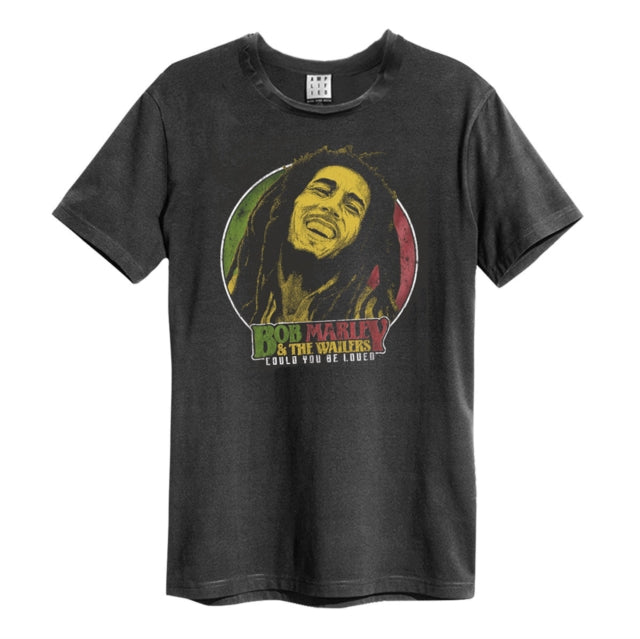 Bob Marley Could You Be Loved Amplified Charcoal X-Large Unisex T-Shirt