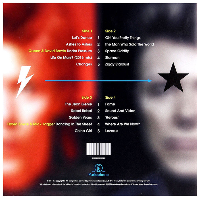 David Bowie Legacy (Best Of) Vinyl LP 2017