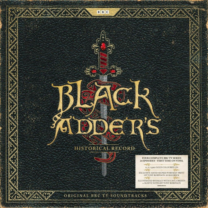 Blackadder's Historical Record Vinyl LP Boxset 40th Anniversary Signed Gold Colour 2023