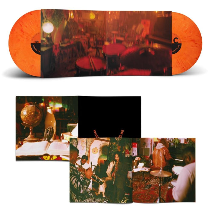 Ezra Collective Where I'm Meant To Be Vinyl LP (Deluxe Edition) Orange/Yellow Marbled Colour + Photobook 2022