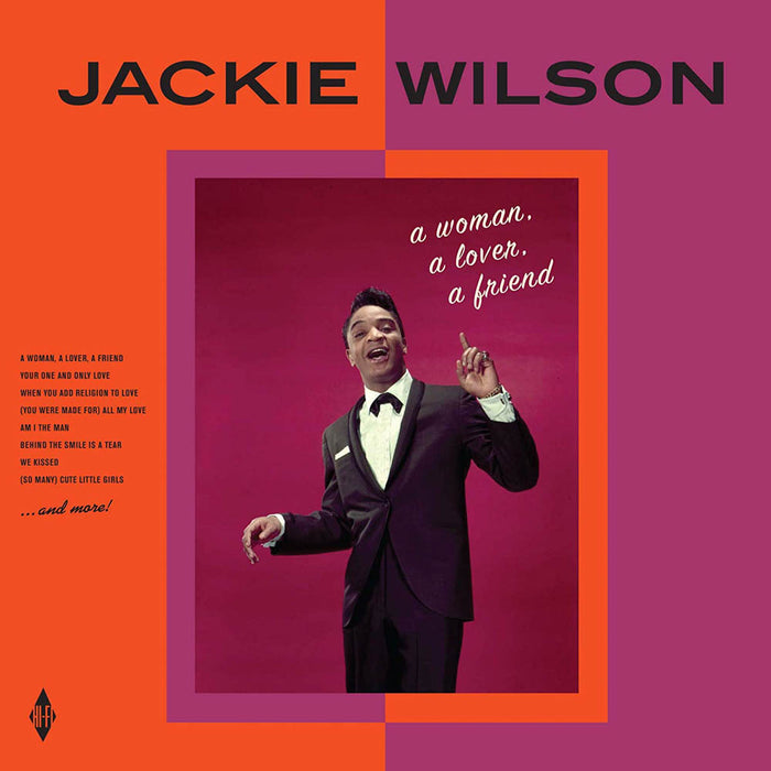 Jackie Wilson A Woman A Lover A Friend Vinyl LP New 2018