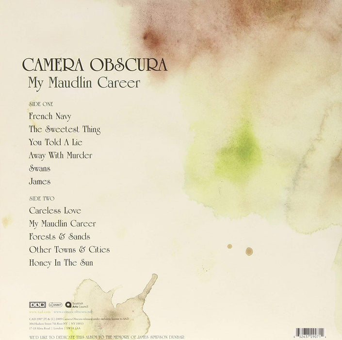 Camera Obscura - My Maudlin Career Vinyl LP 2019